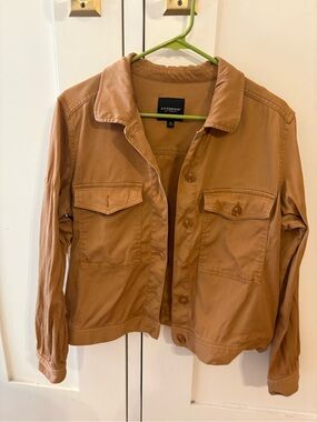 Liverpool Women's deep camel cropped chore jacket